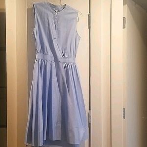 Feminine Light Blue Shirtdress